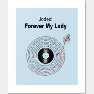 FOREVER MY LADY LYRICS ILLUSTRATIONS Posters and Art